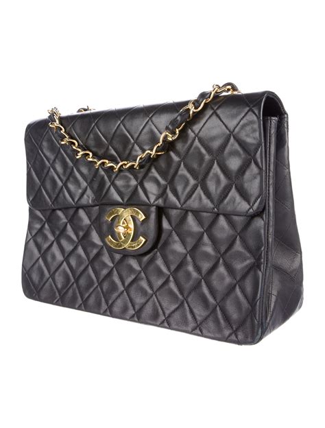 chanel vintage classic maxi single flap bag